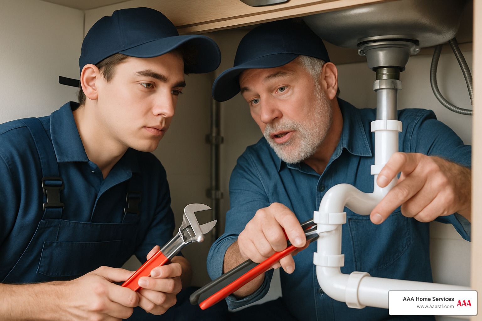 plumber apprentice learning from master plumber - certified plumber plumber apprentice learning from master plumber - certified plumber