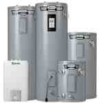 Cutaway view of water heater showing Blue Diamond glass lining and Coregard anode rod - state gs6 50 Cutaway view of water heater showing Blue Diamond glass lining and Coregard anode rod - state gs6 50