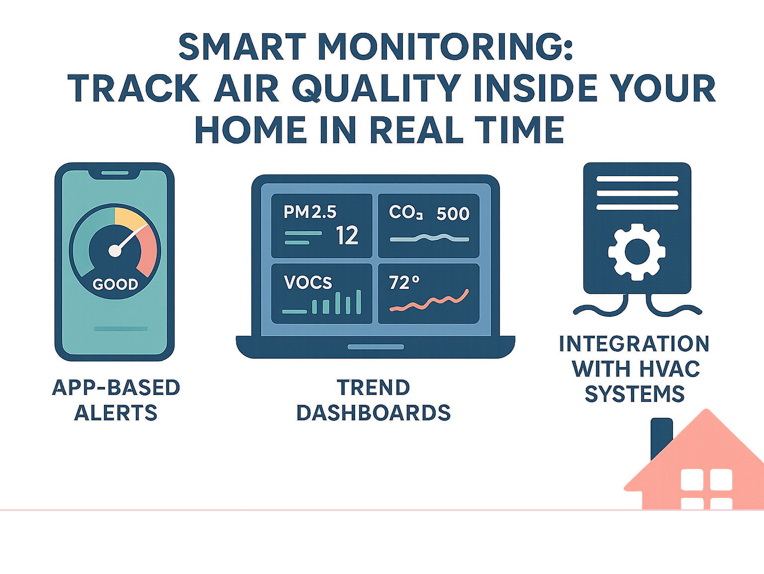 indoor air quality monitoring dashboard - air quality inside your home infographic indoor air quality monitoring dashboard - air quality inside your home infographic